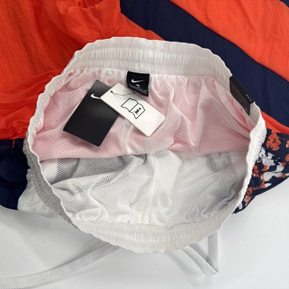 Nike Windbreaker Pants Mens XL Orange Dri Fit Loose Lined Saleman Sample NEW - Picture 2 of 12